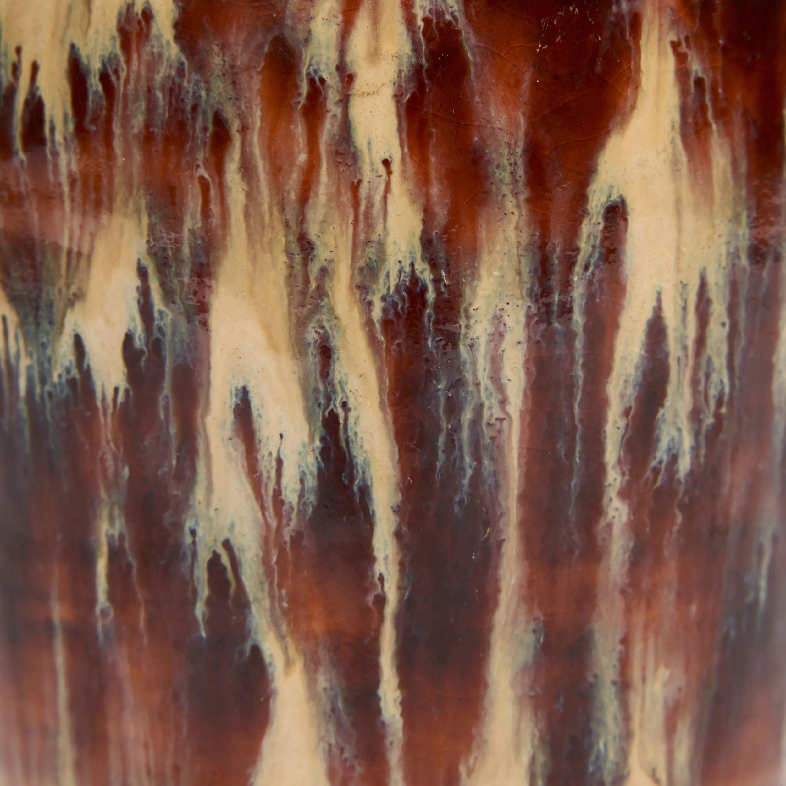 Antique Brown Marble Vase - Image 4
