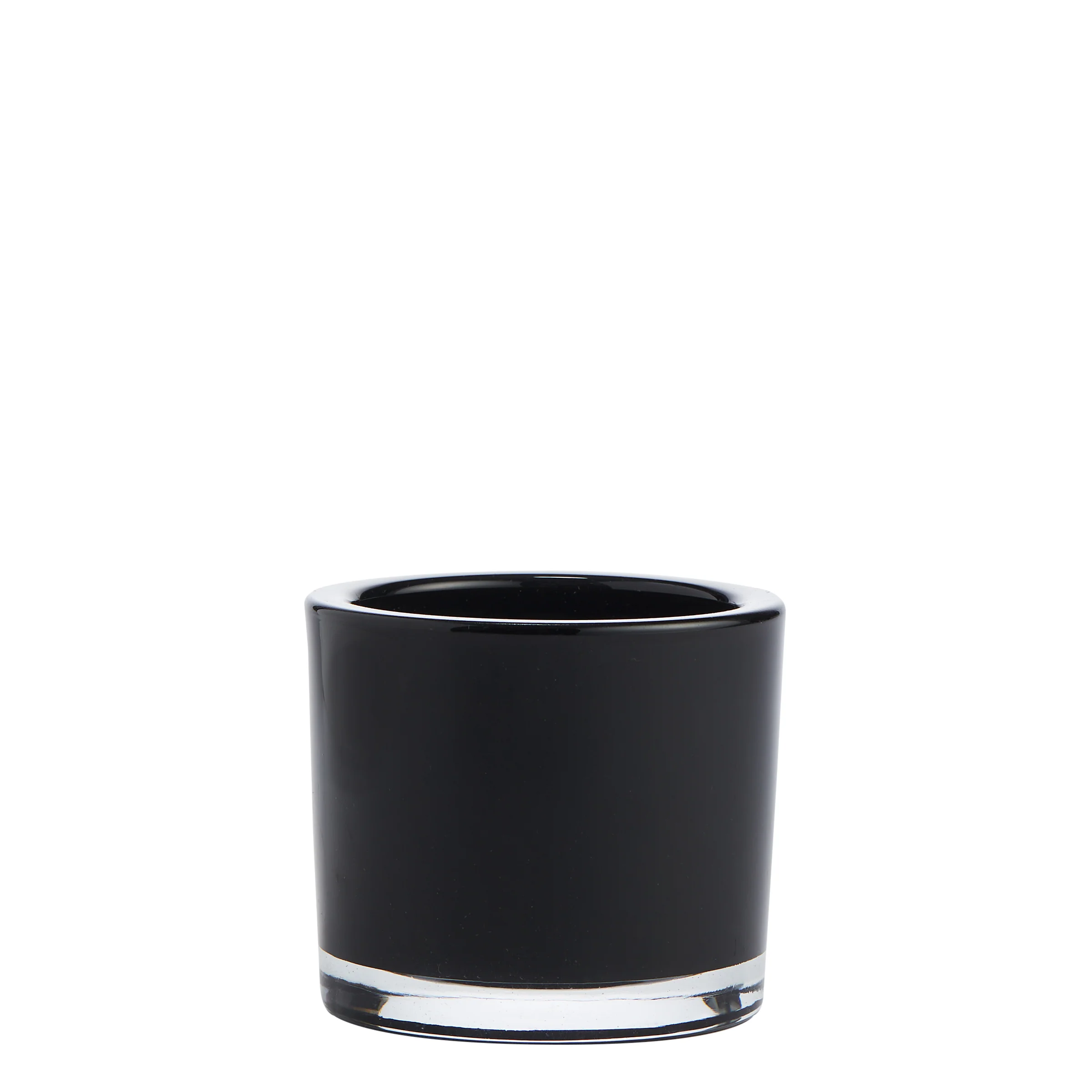 Black Glass Tealight for Hire - 217