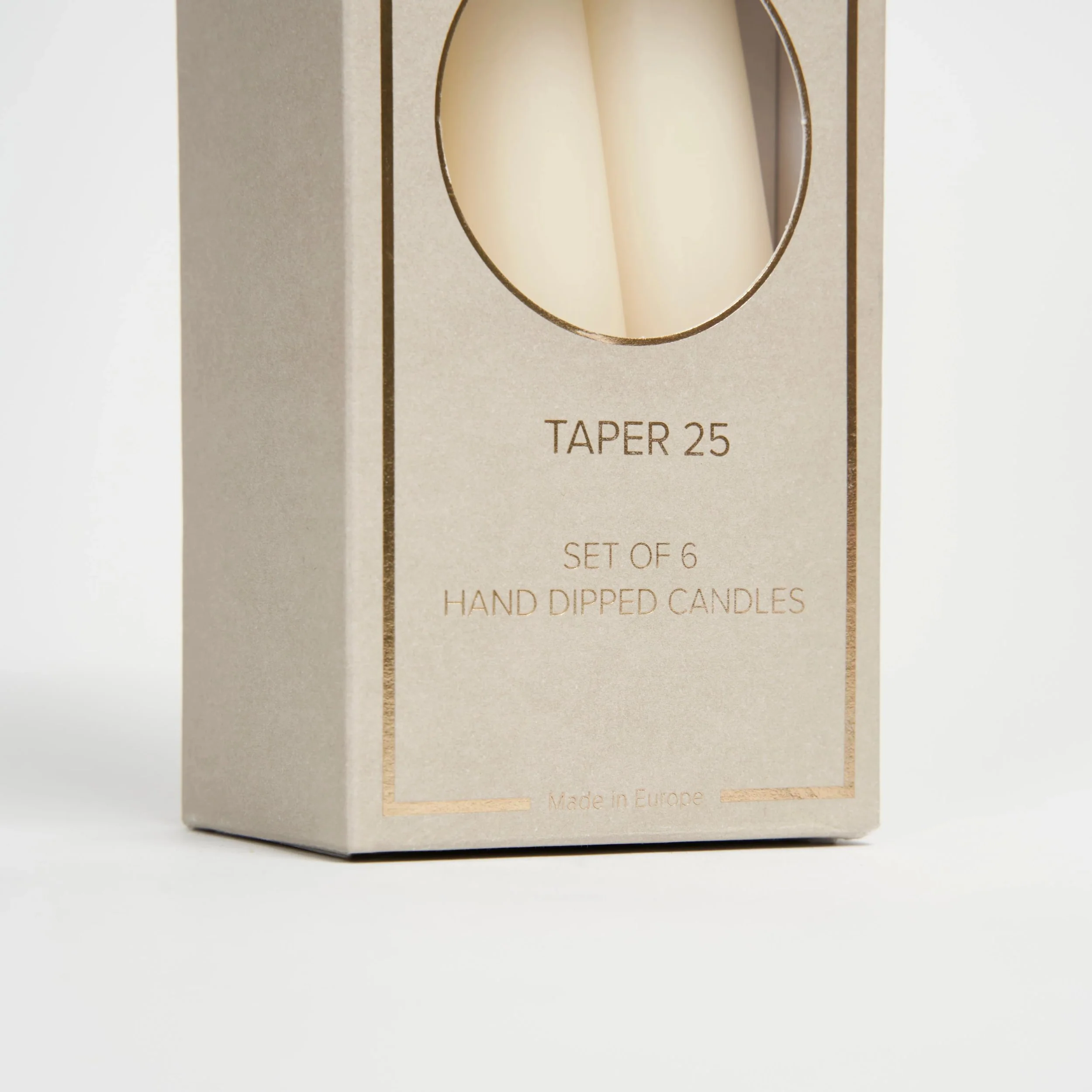Candle Flair Off White Dinner Candles (Set of 6) - Image 4