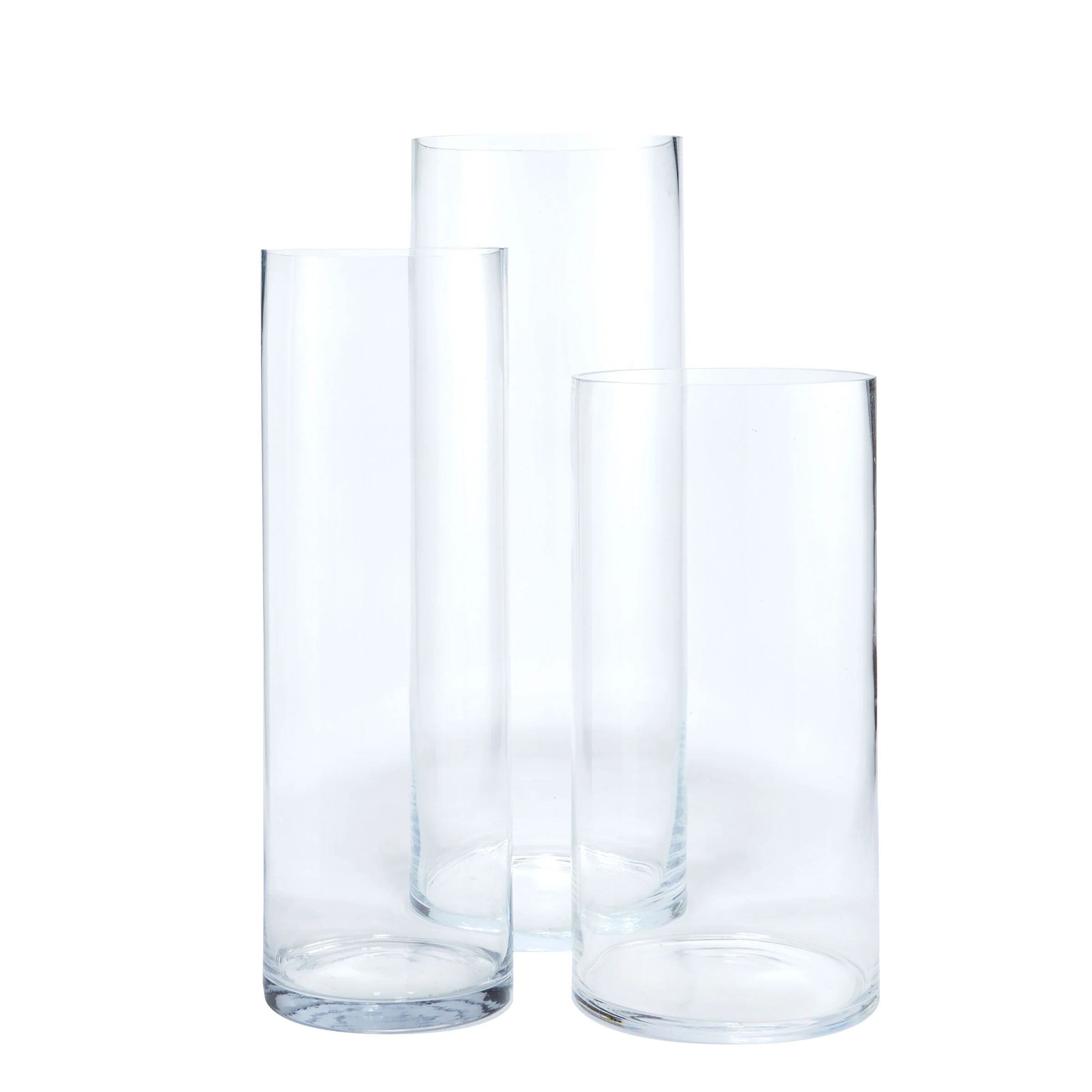 Clear Glass Cylinders for Hire - 001