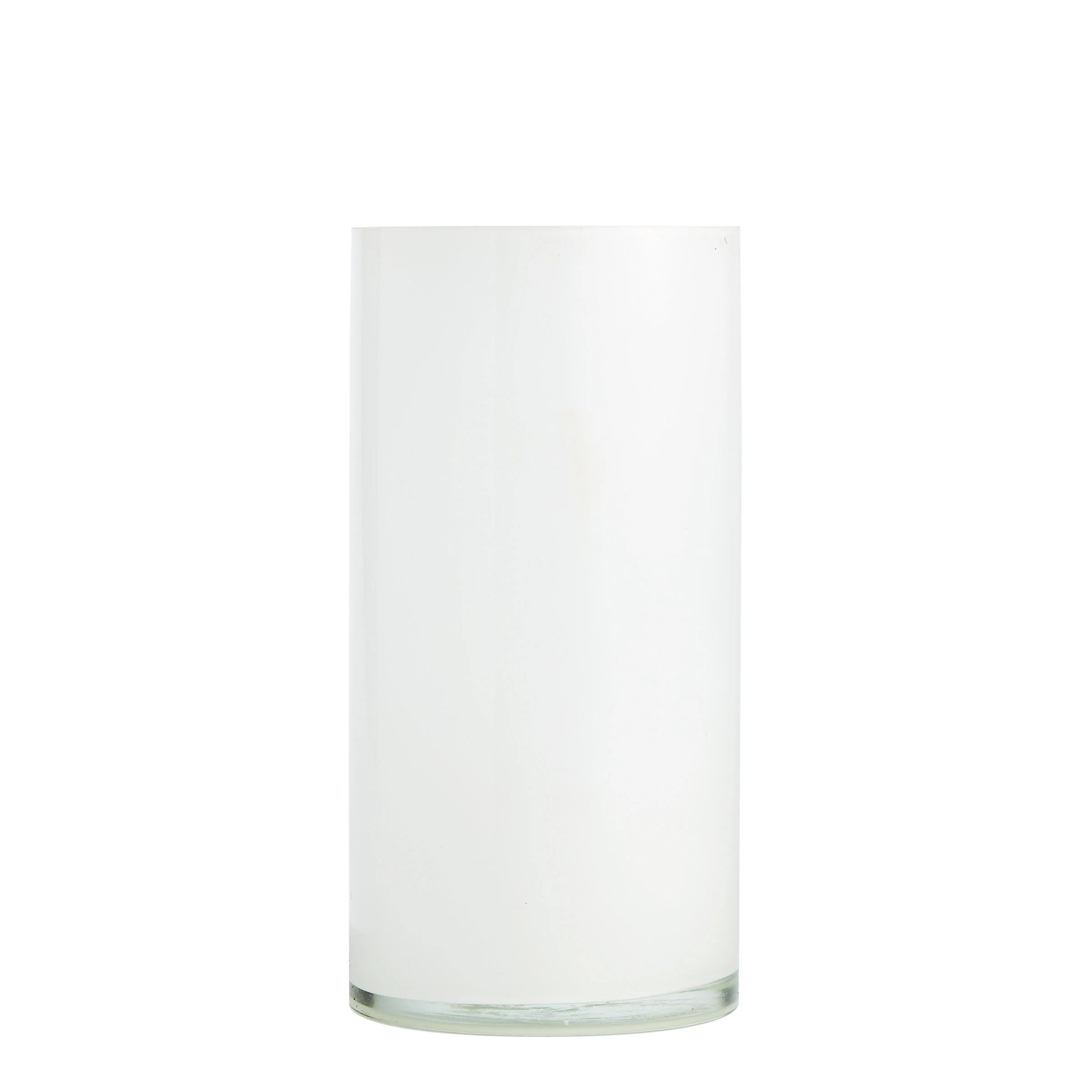 Short Frosted White Cylinder for Hire - 33