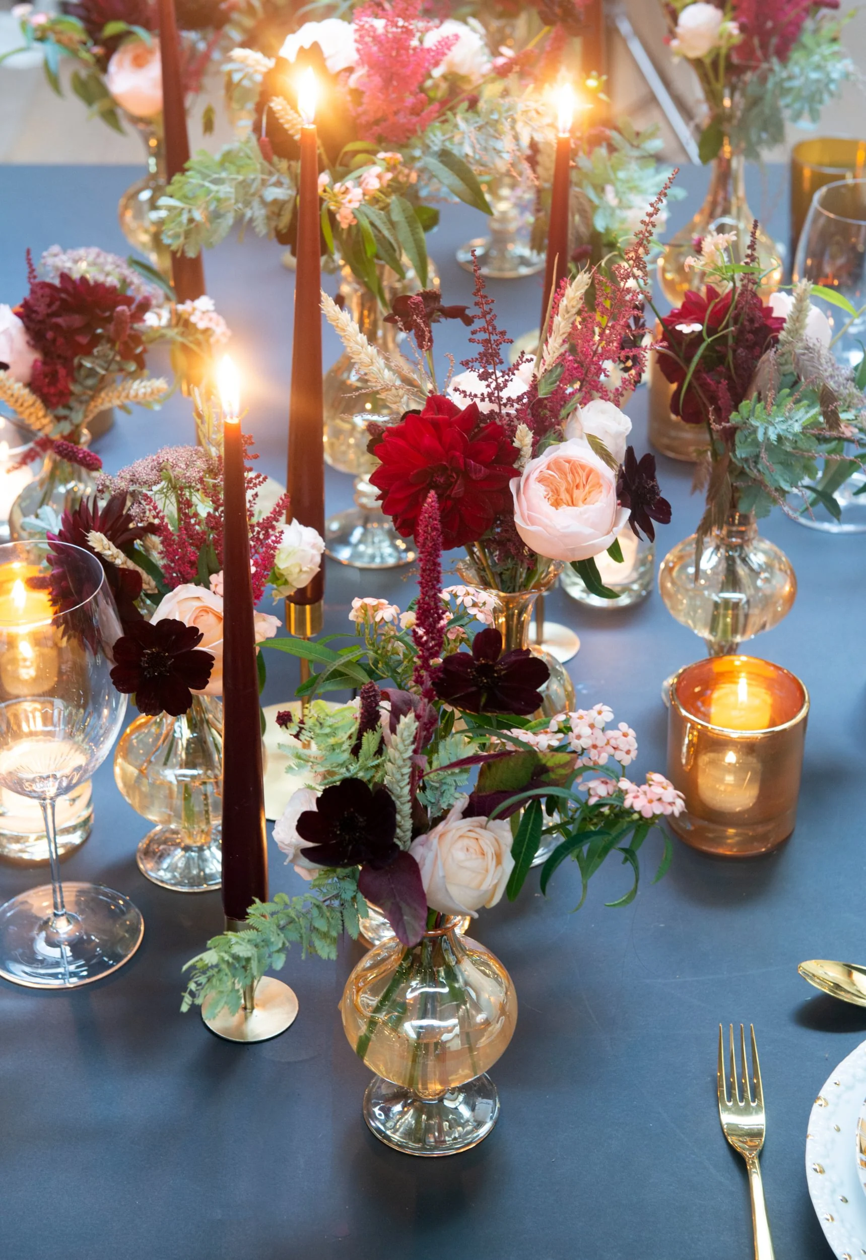 Gold Skosberg Cylinder Tealight for Hire - 258 - Image 2