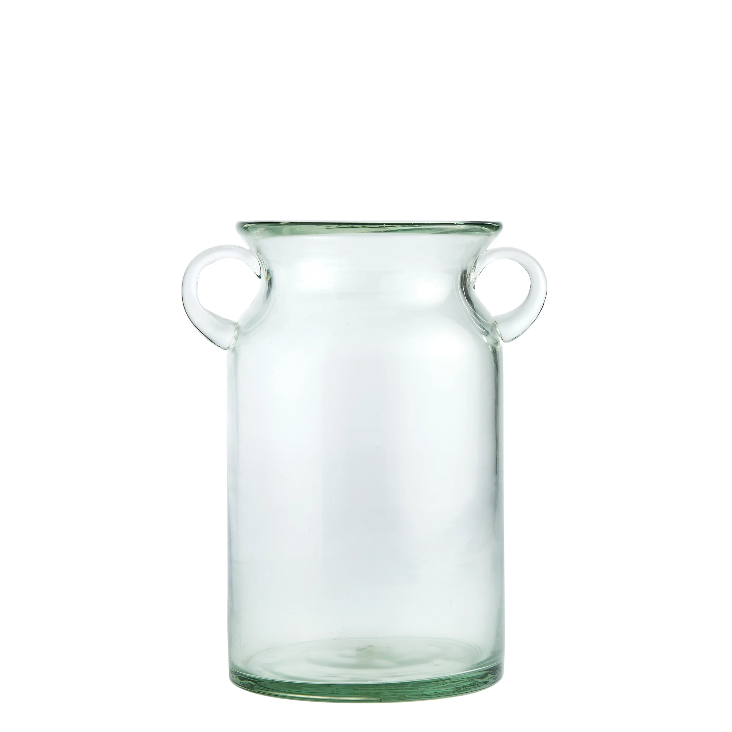 Green Glass Bell Vase for Hire - 036