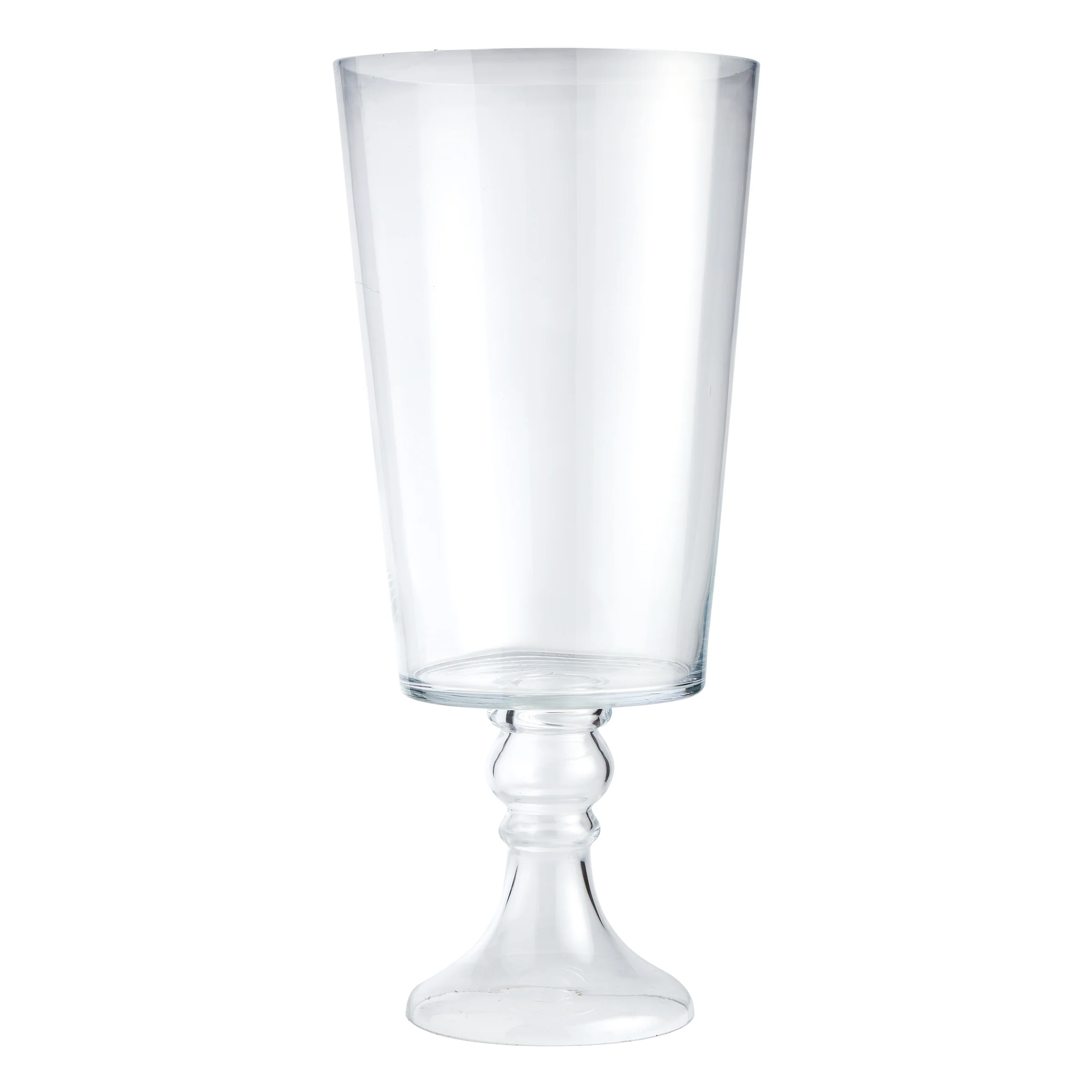 Large Glass Chalice Vase for Hire - 025