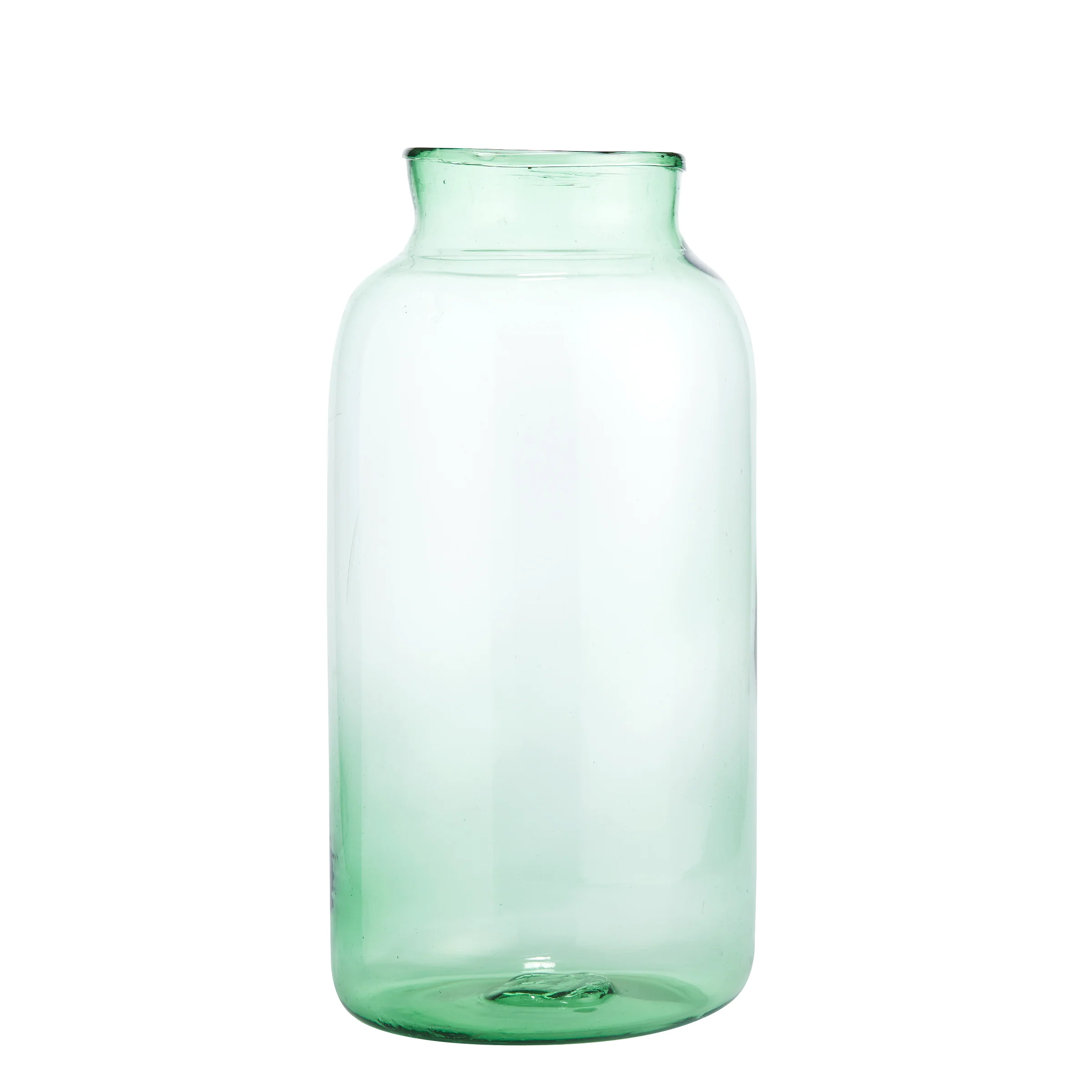 Large Green Glass Vase for Hire - 243