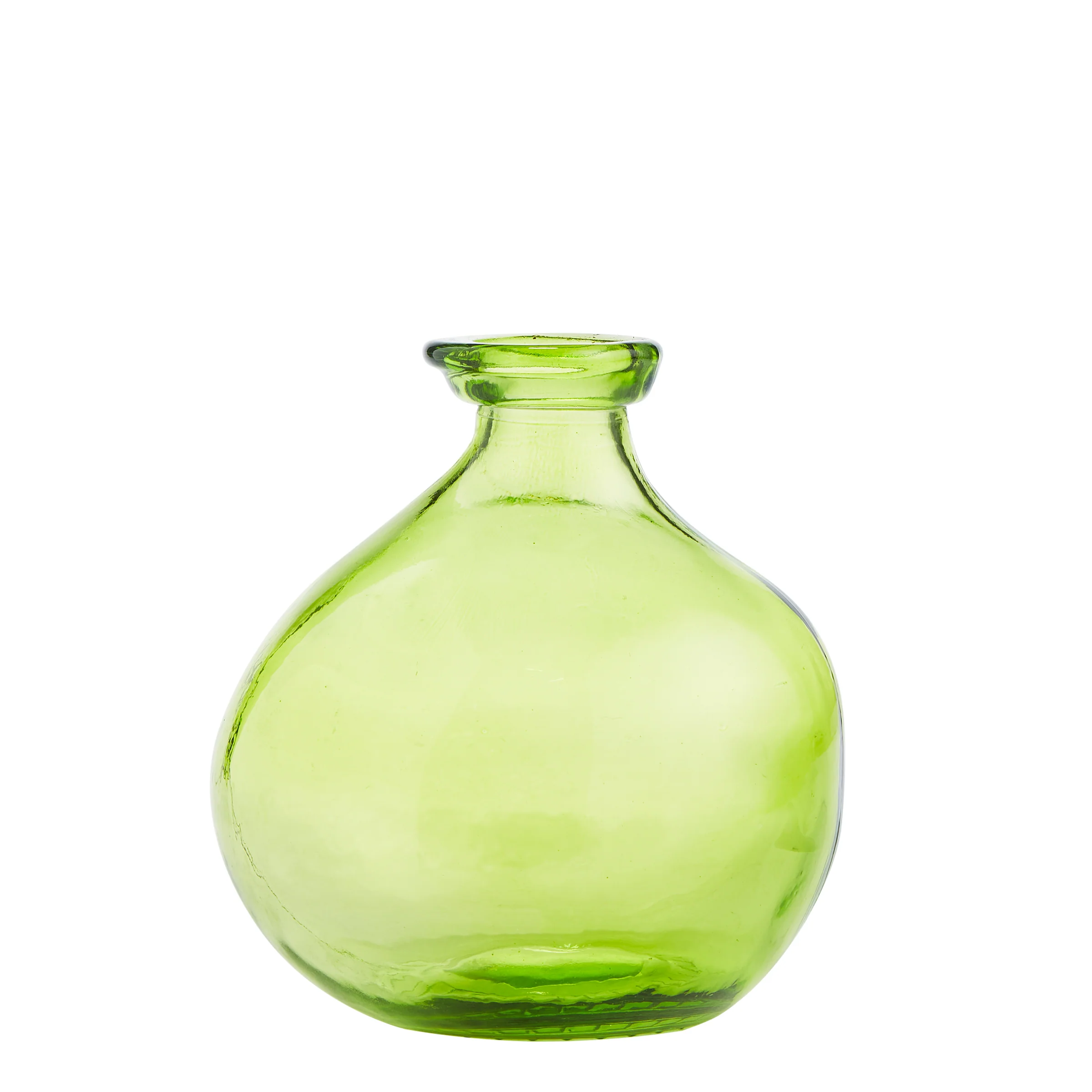 Lime Green Bulb Vase for hire - 179