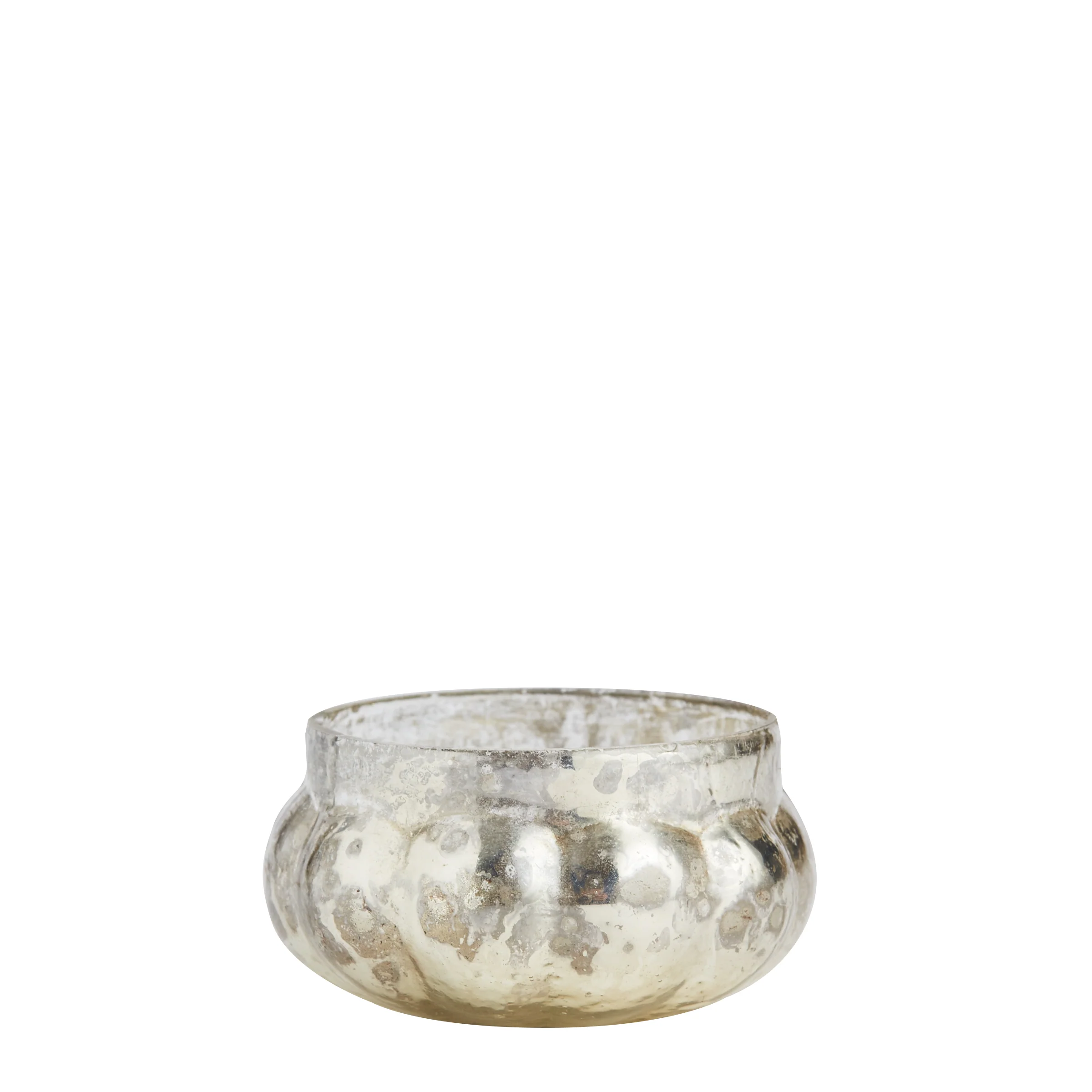 Low Speckled Silver Tealight for Hire - 237