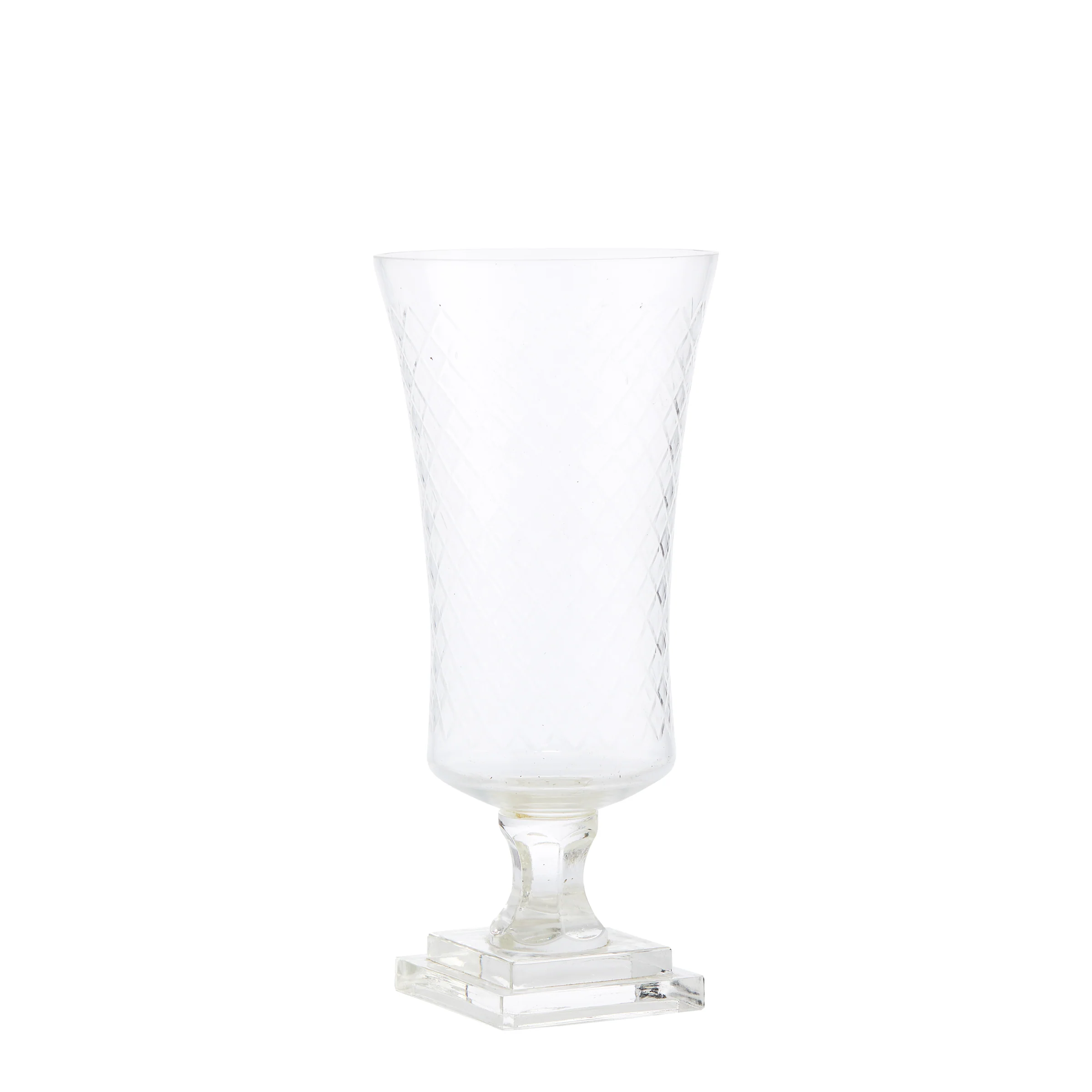 Medium Clear Glass Vase for Hire - 125