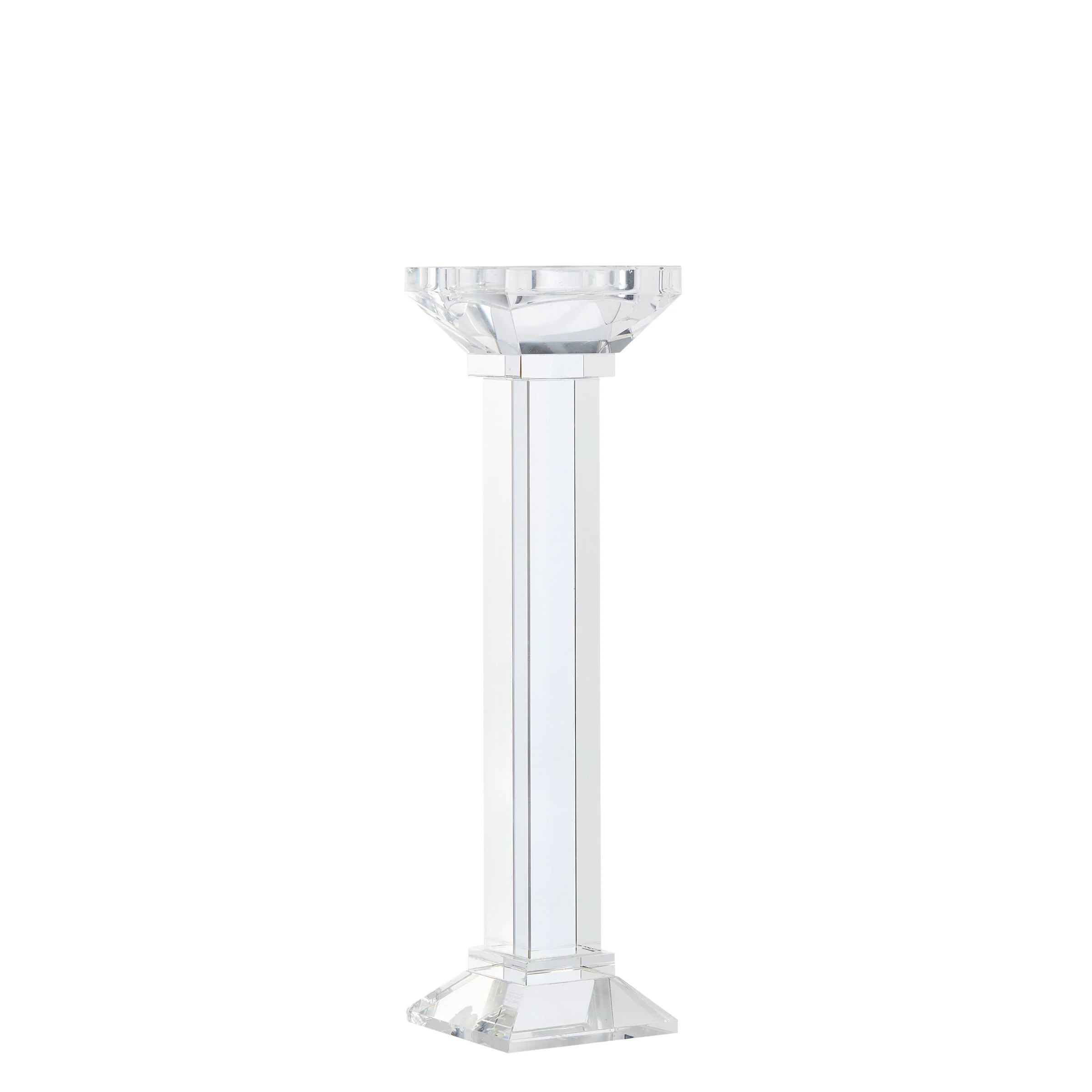 Medium Crystal Kenneth Turner Candleholder for Hire - 042