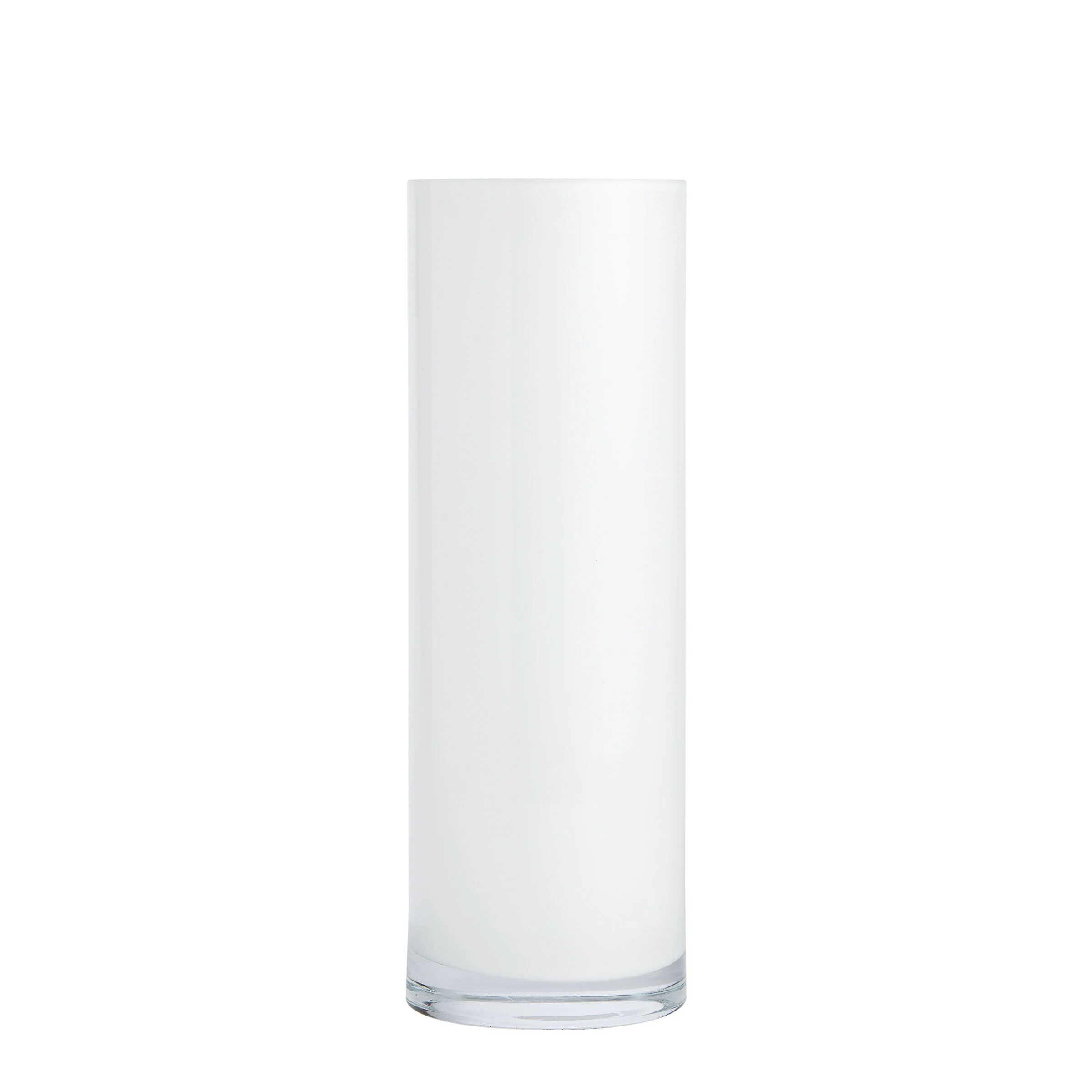 Medium Frosted White Cylinder for Hire - 034