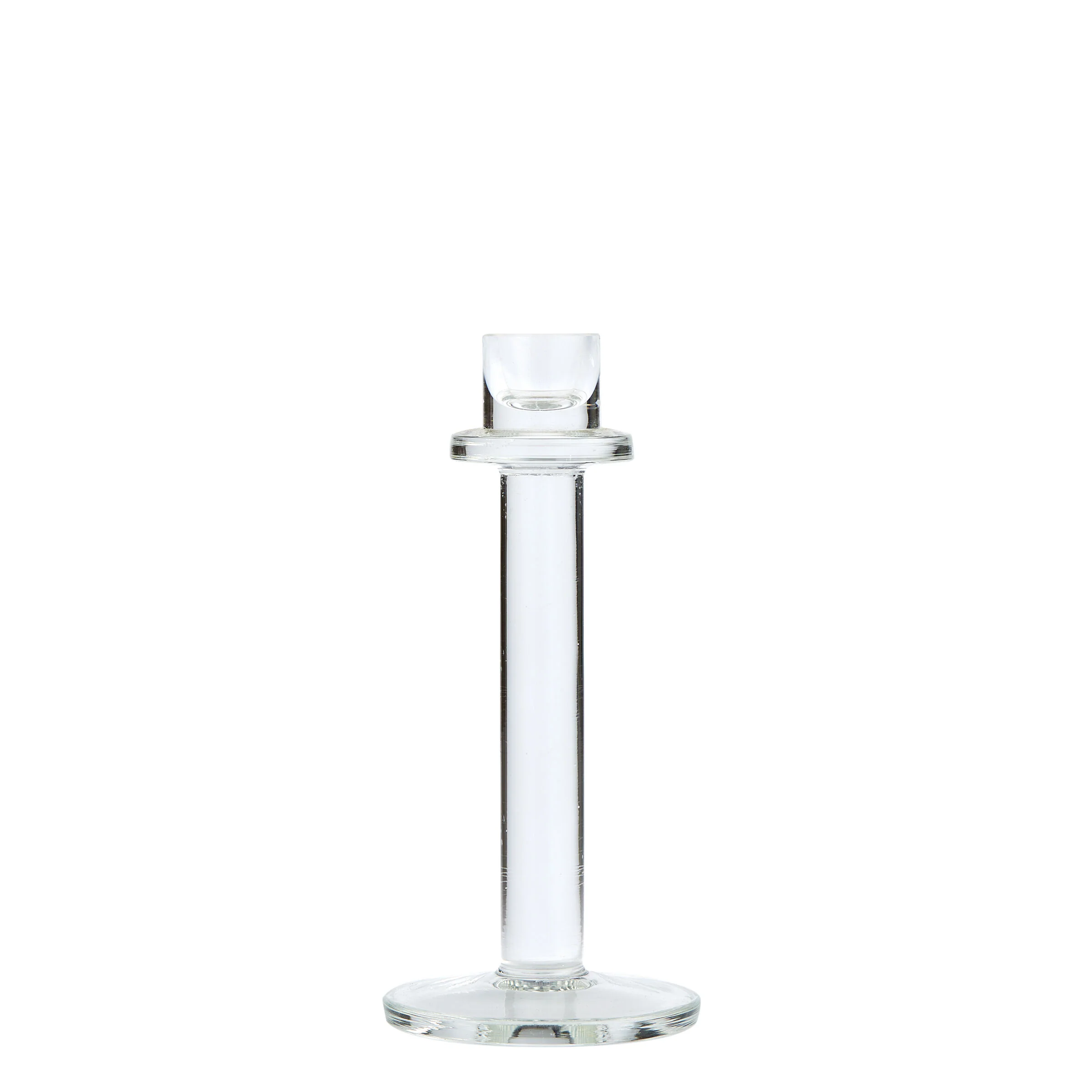 Medium Simple Glass Candleholder for Hire - 064