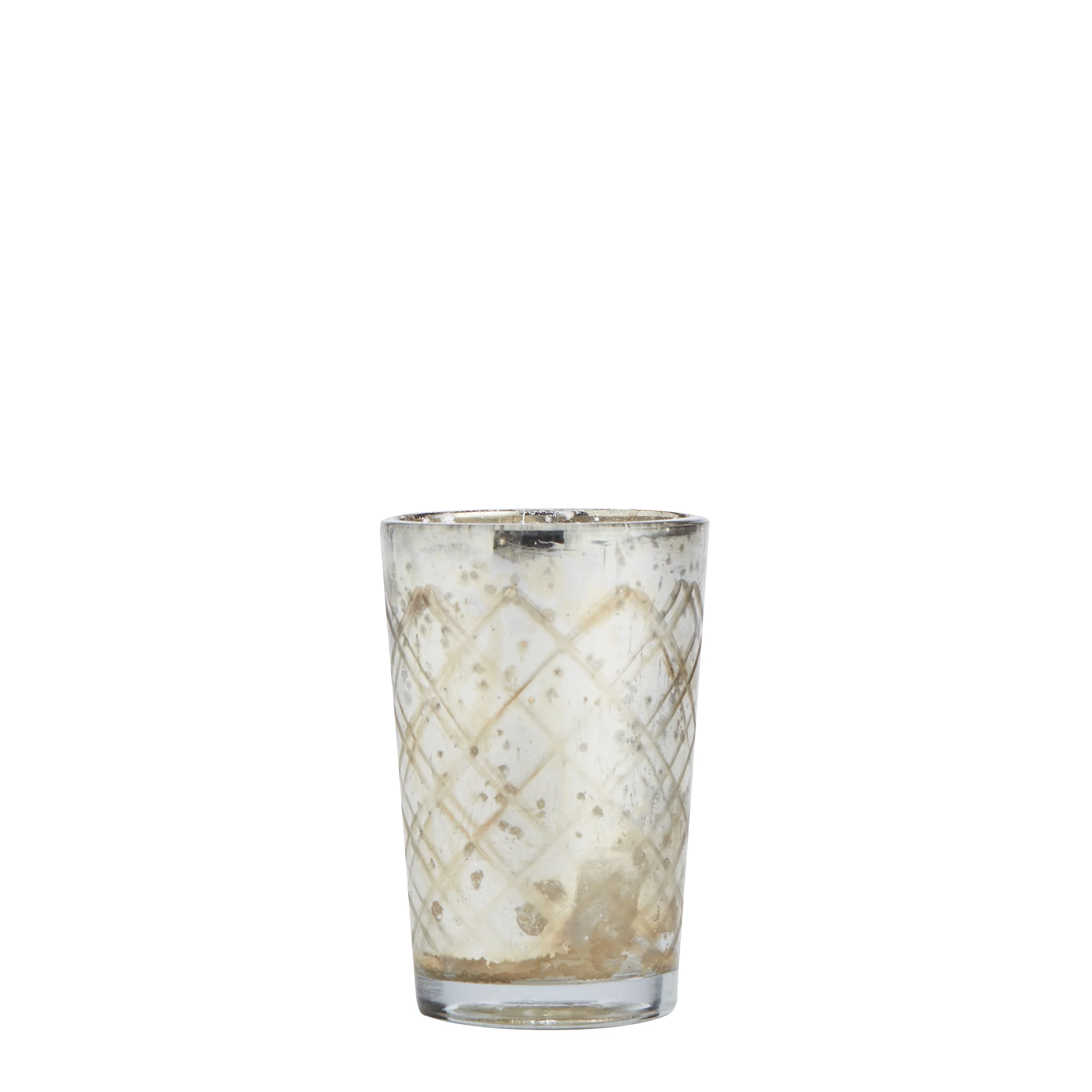 Medium Speckled Silver Tealight for Hire - 242