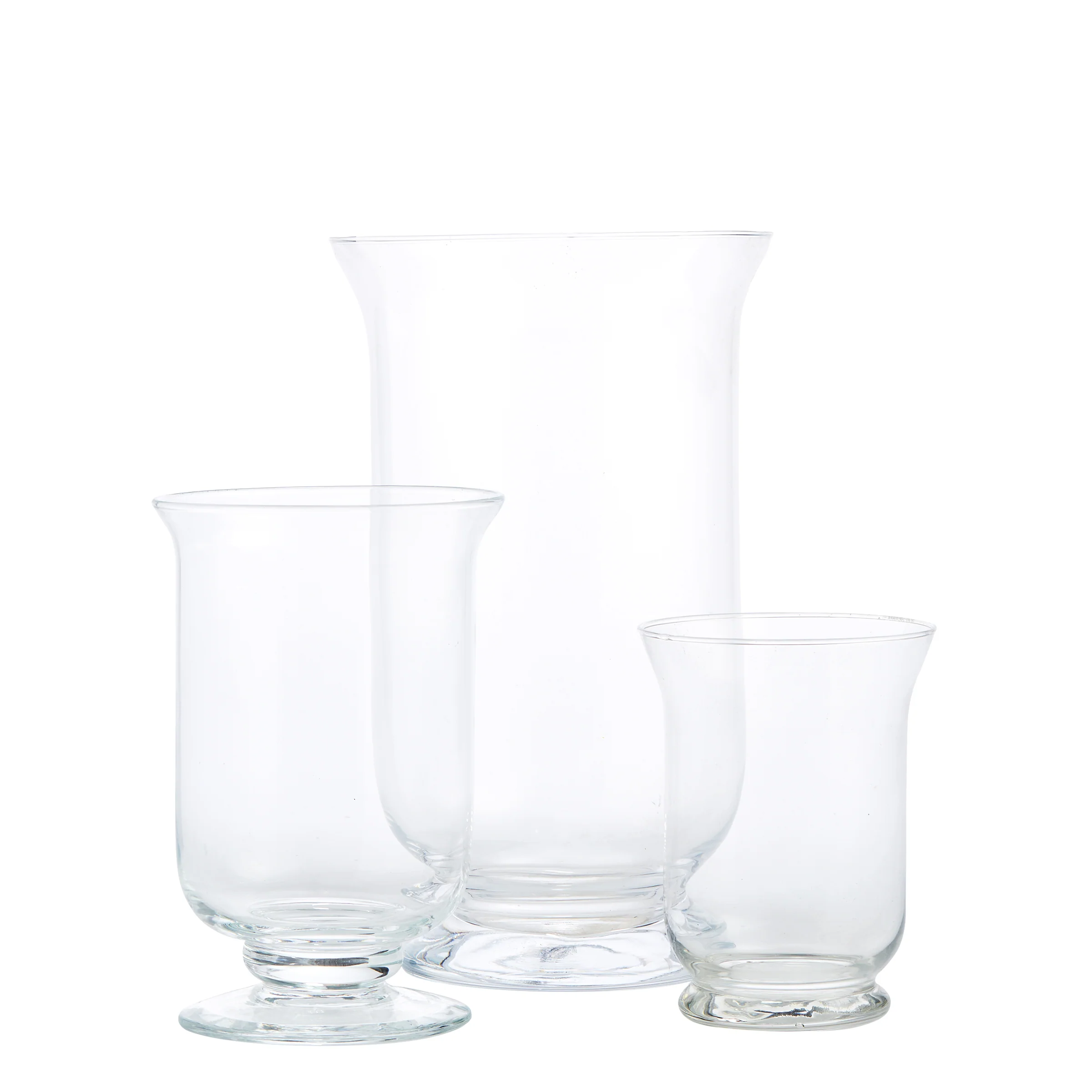 Mixed Size Glass Vases for Hire - 142