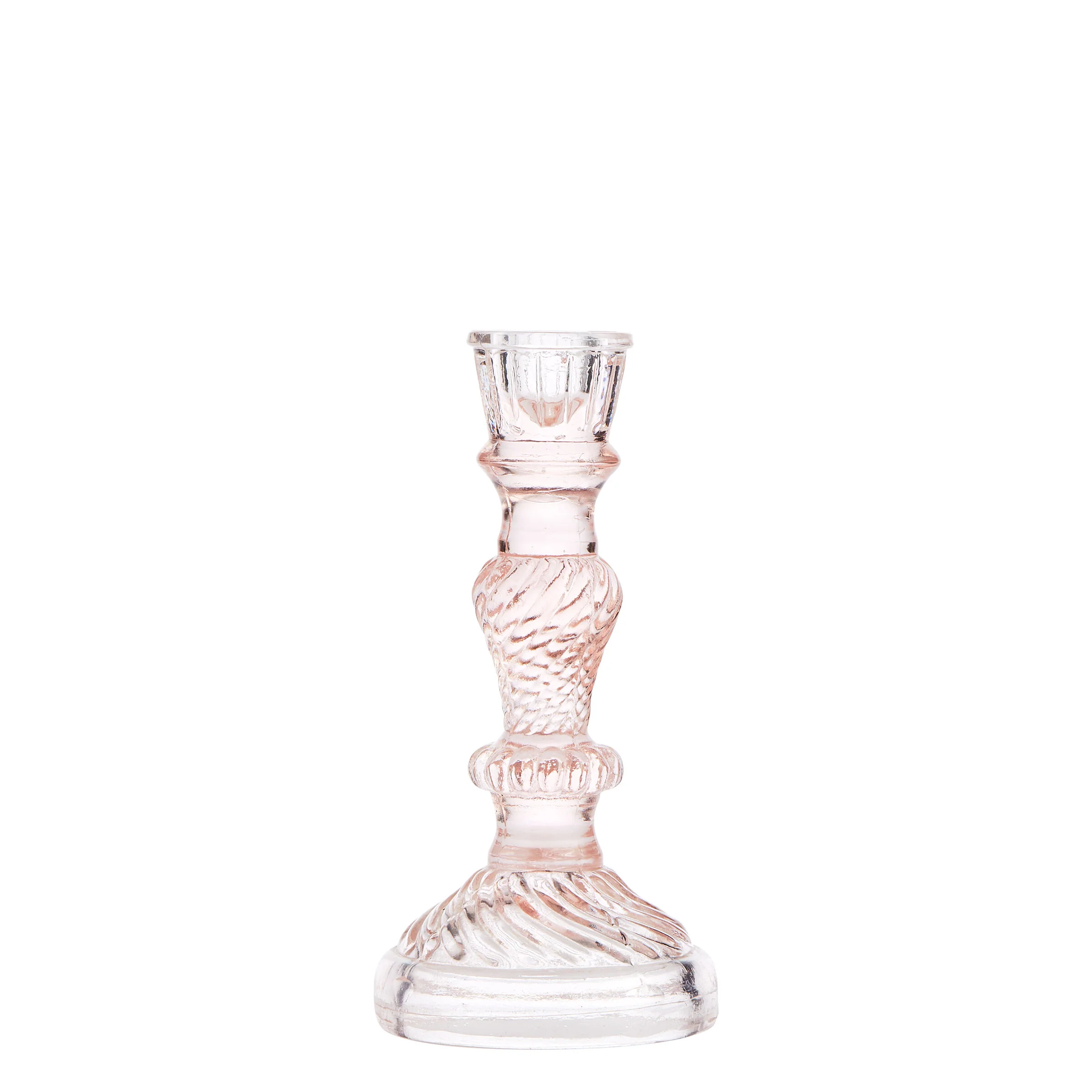 Pale Pink Candleholder for Hire - 169