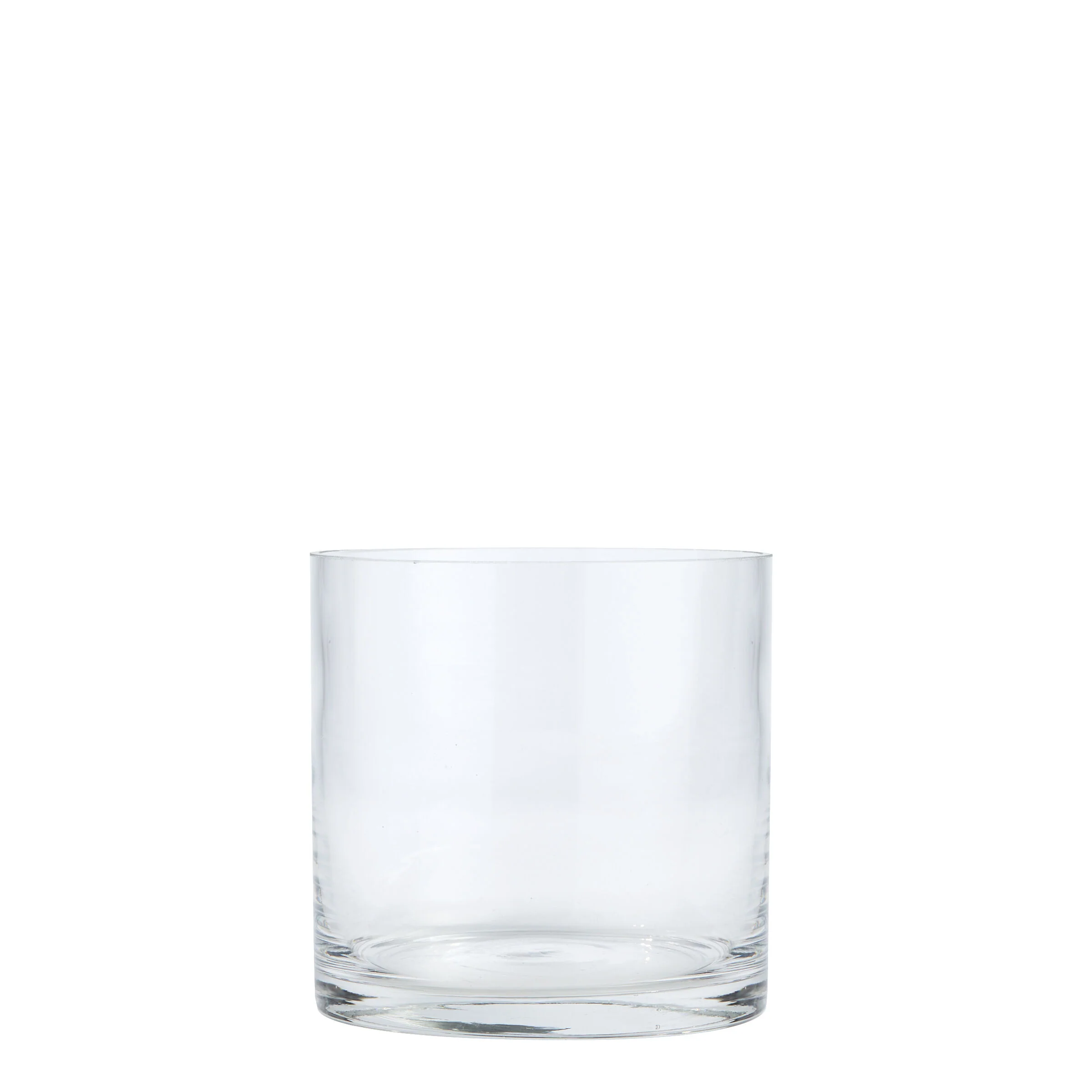 Short Glass Cylinder for Hire - 088