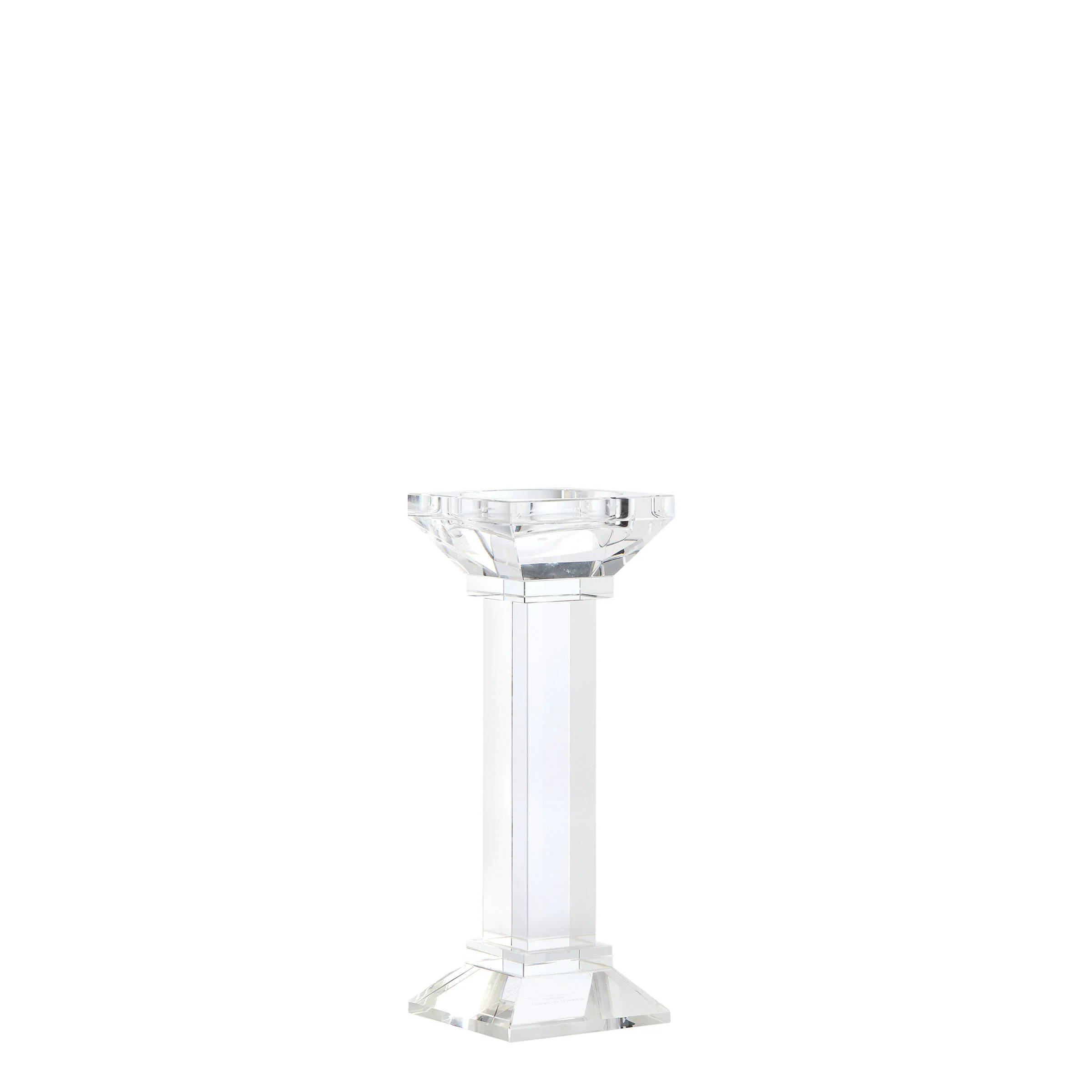 Small Crystal Kenneth Turner Candleholder for Hire - 043