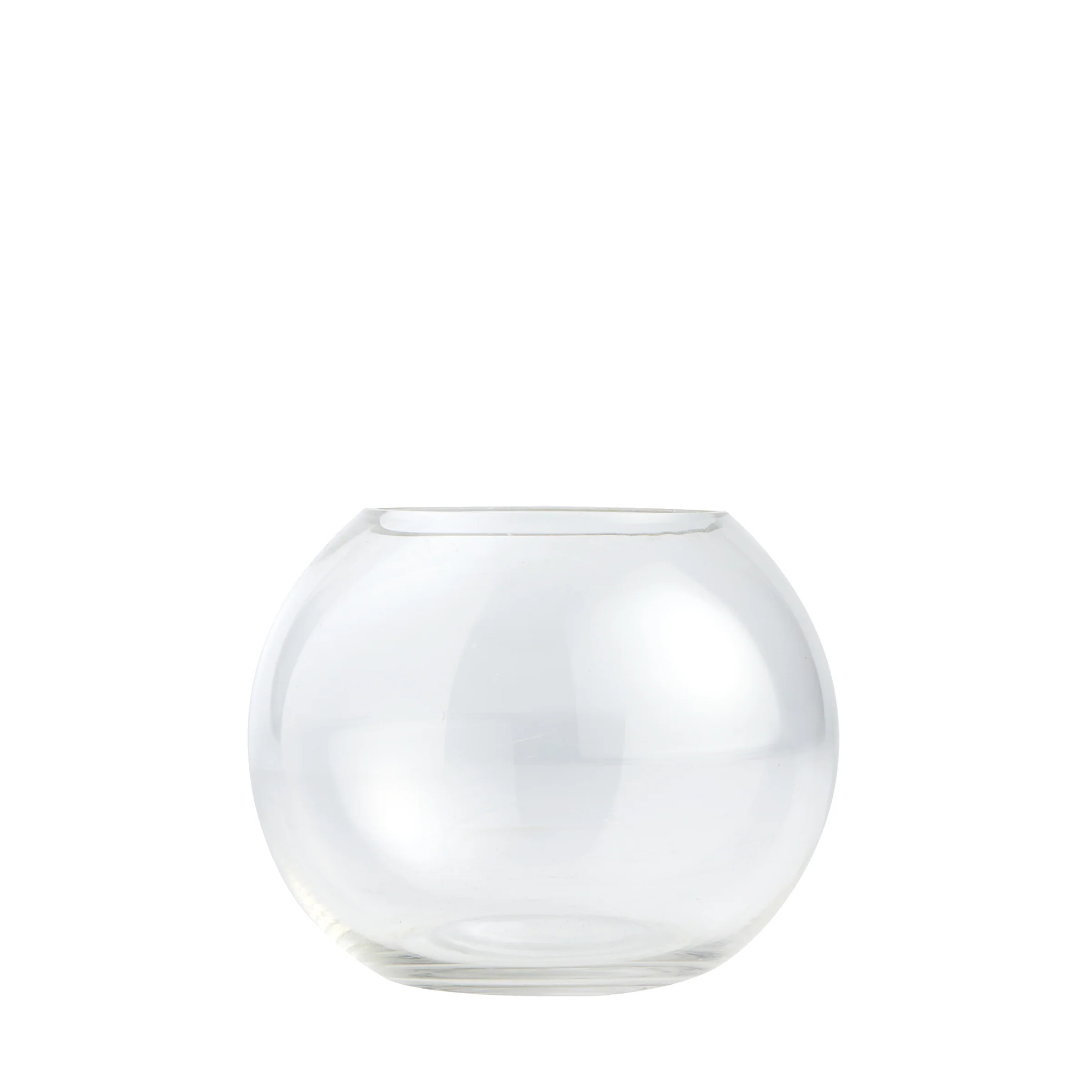 Small Glass Fishbowl Vase for Hire - 022