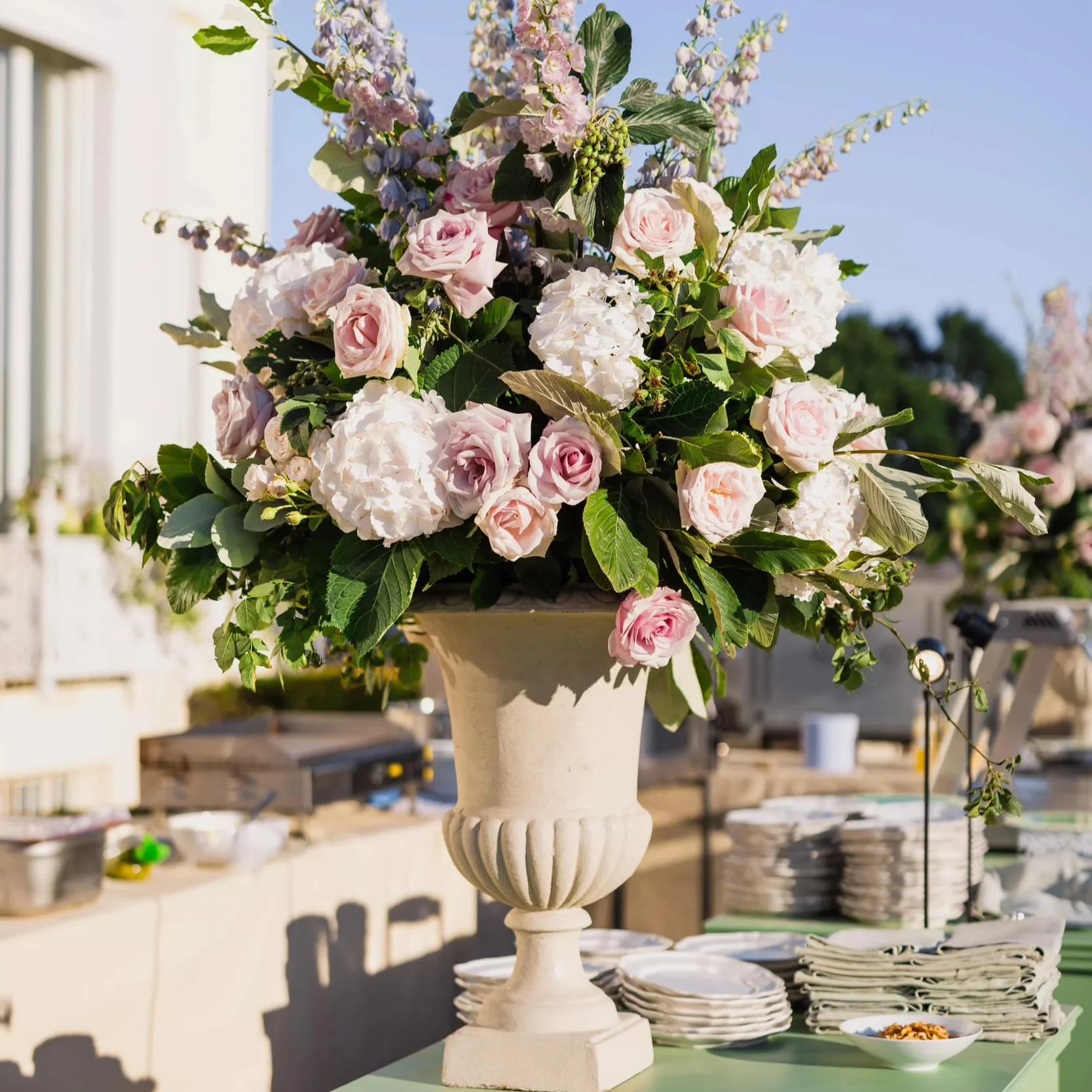 Tall Stone Urn for Hire - 293 - Image 3