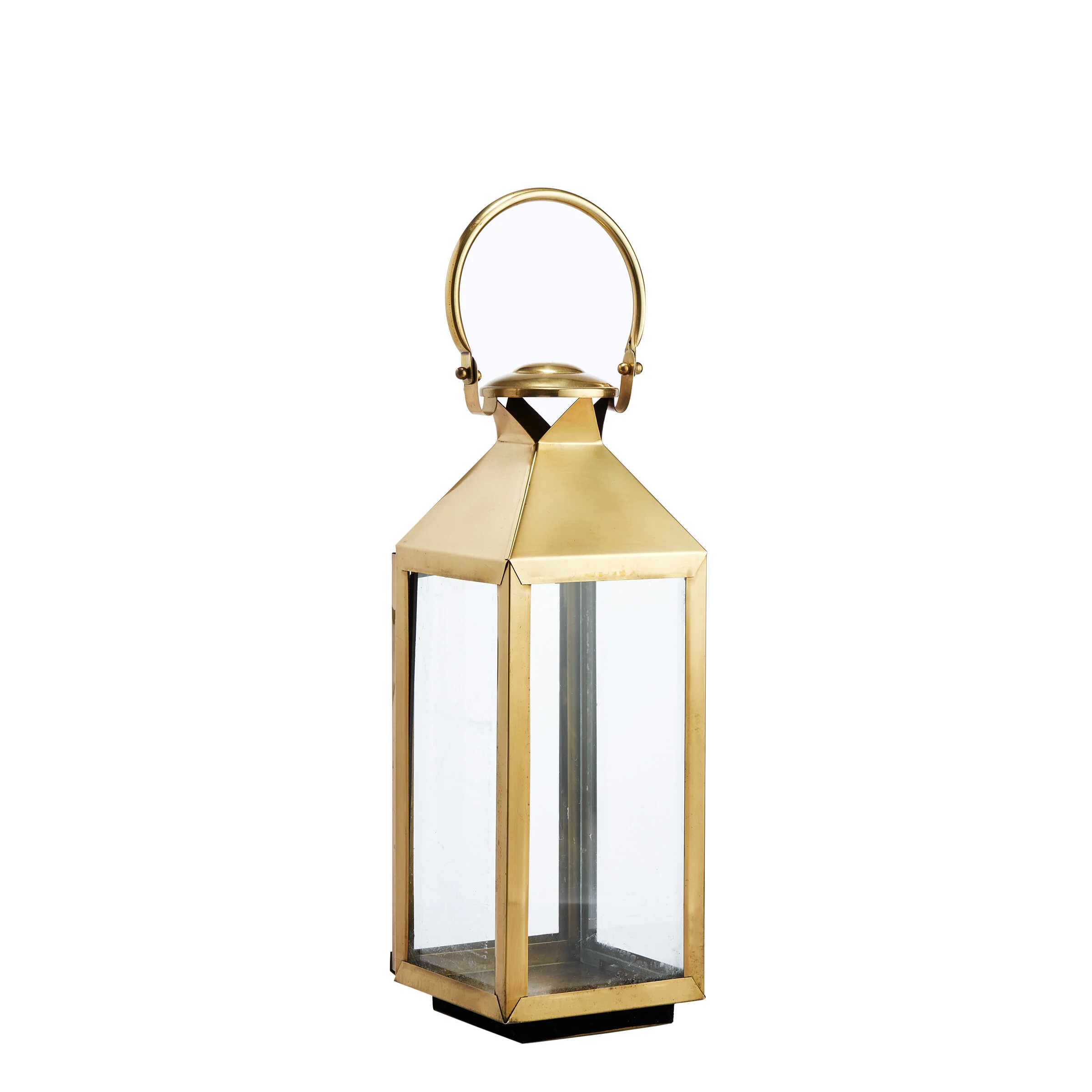 Traditional Medium Gold Lantern for Hire - 094