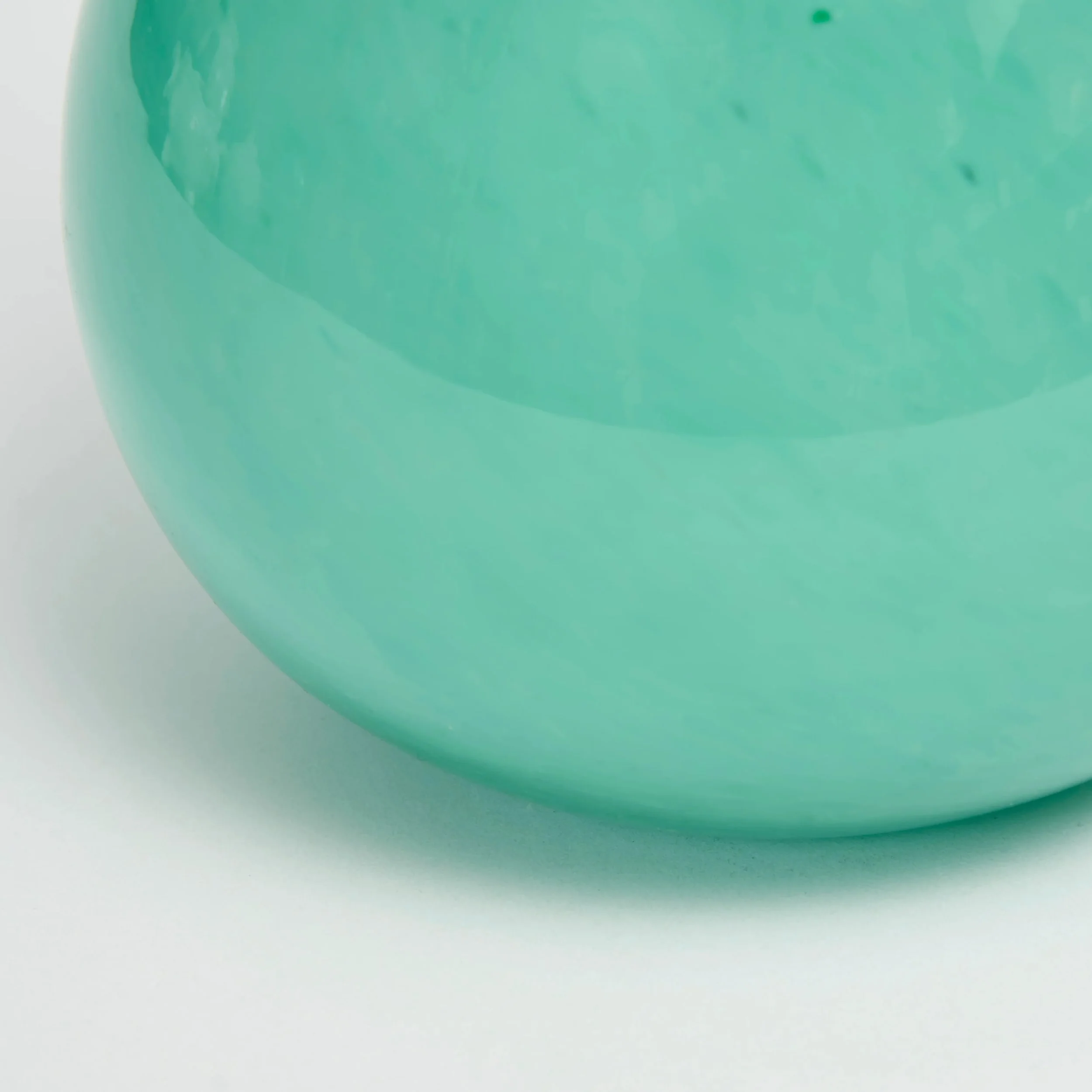 Turquoise Rounded Bud Vase - Image 3