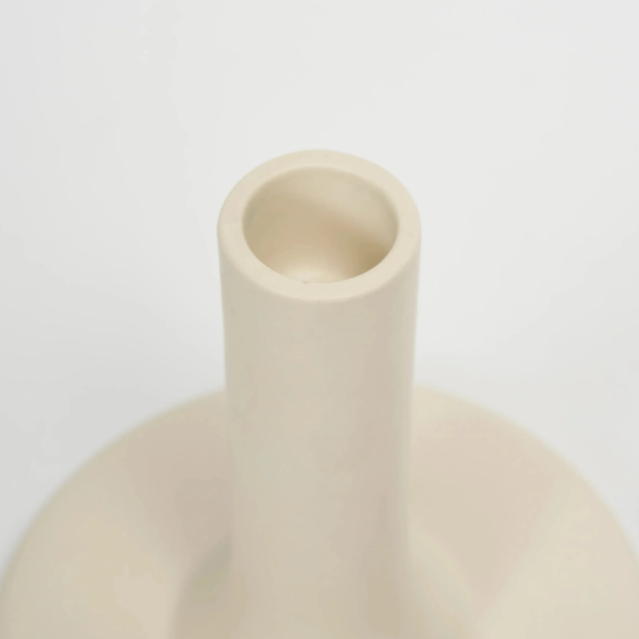 Floral Society White Ceramic Candle Holder - Image 2