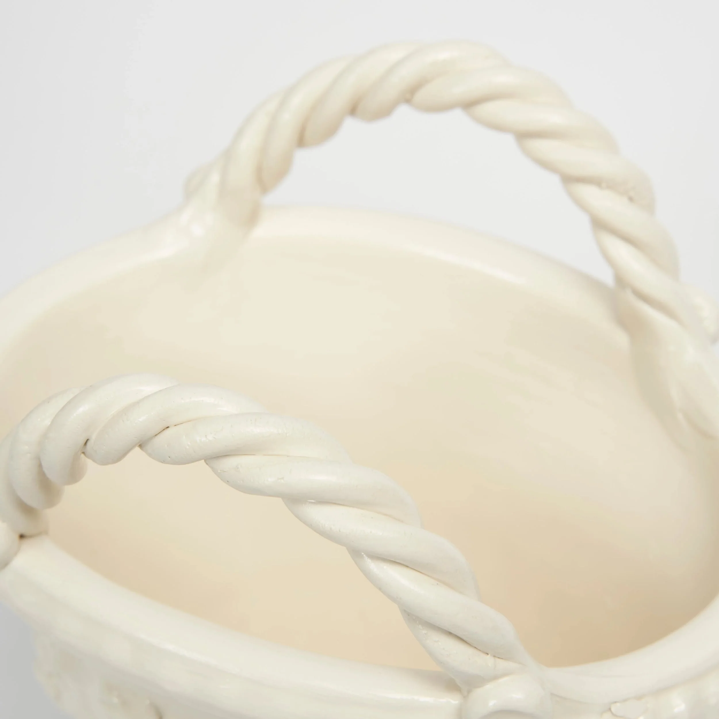 White Fruit Bucket - Image 2