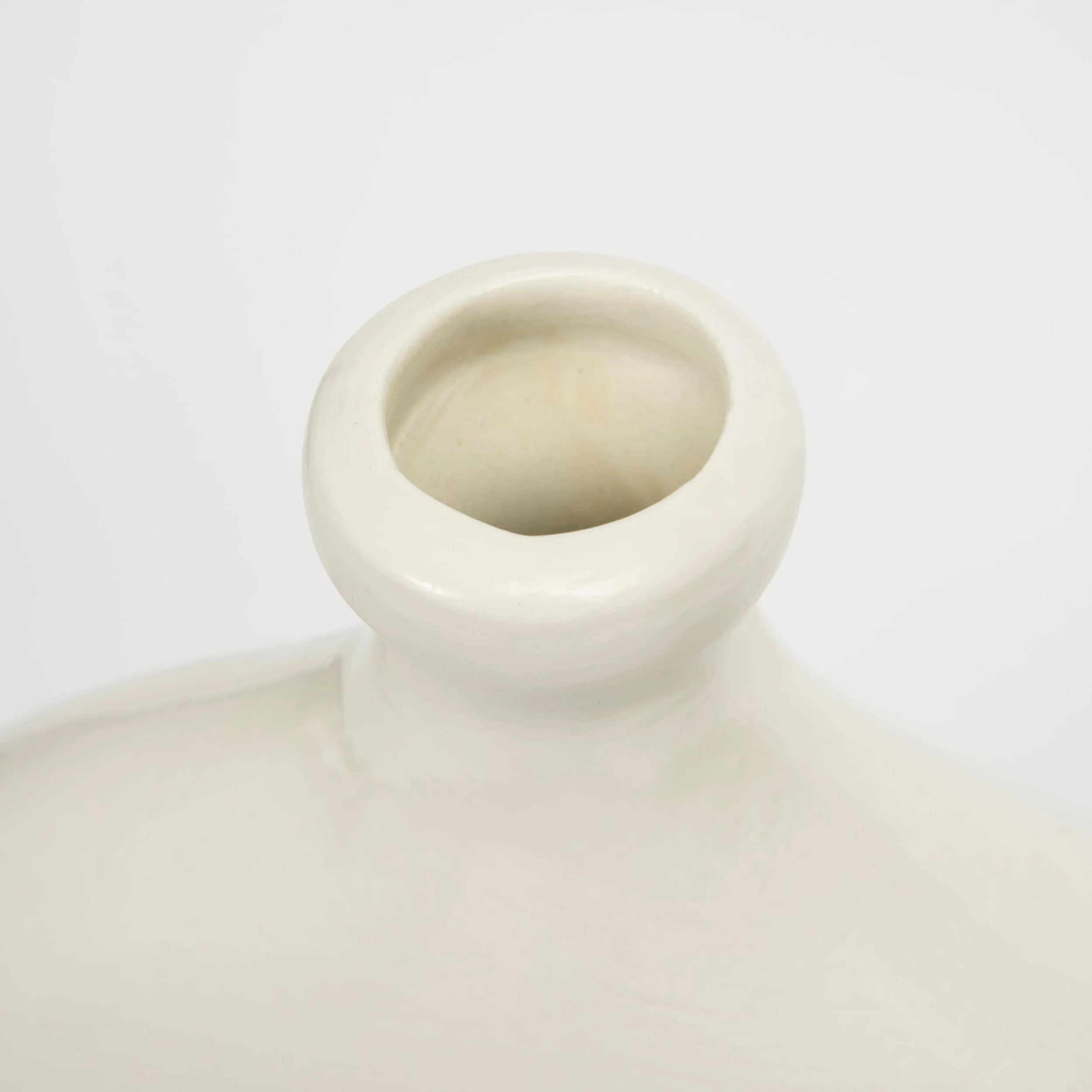 White Oval Bottle - Image 3