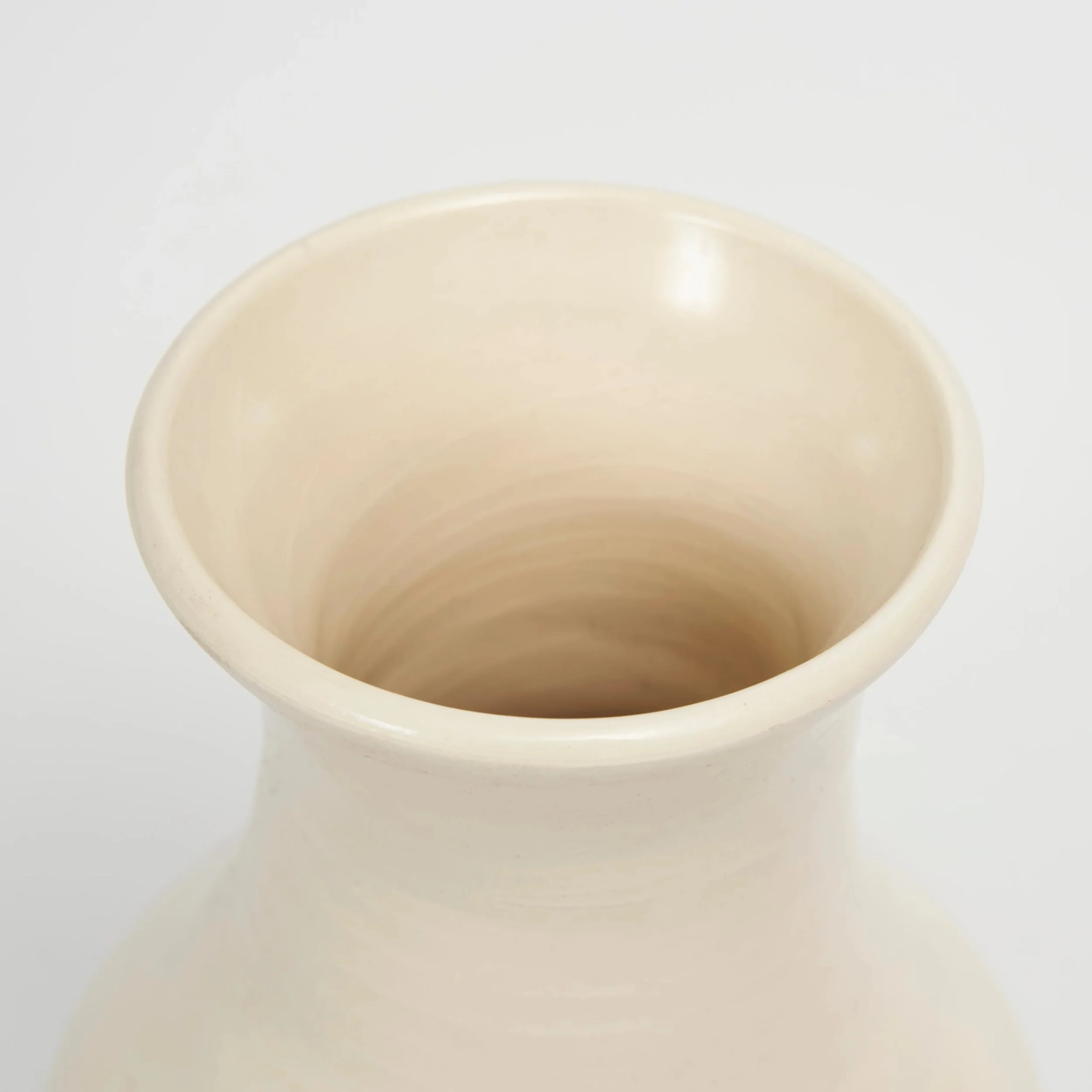 White Tall Neck Vase - Image 2