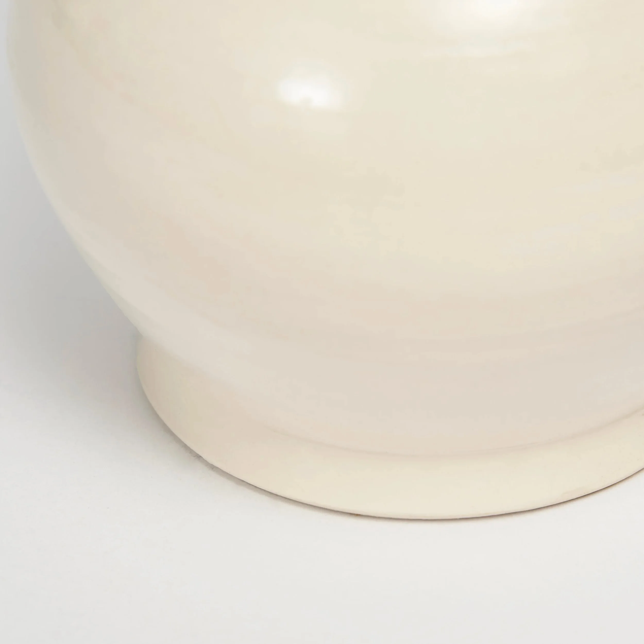 White Tall Neck Vase - Image 3